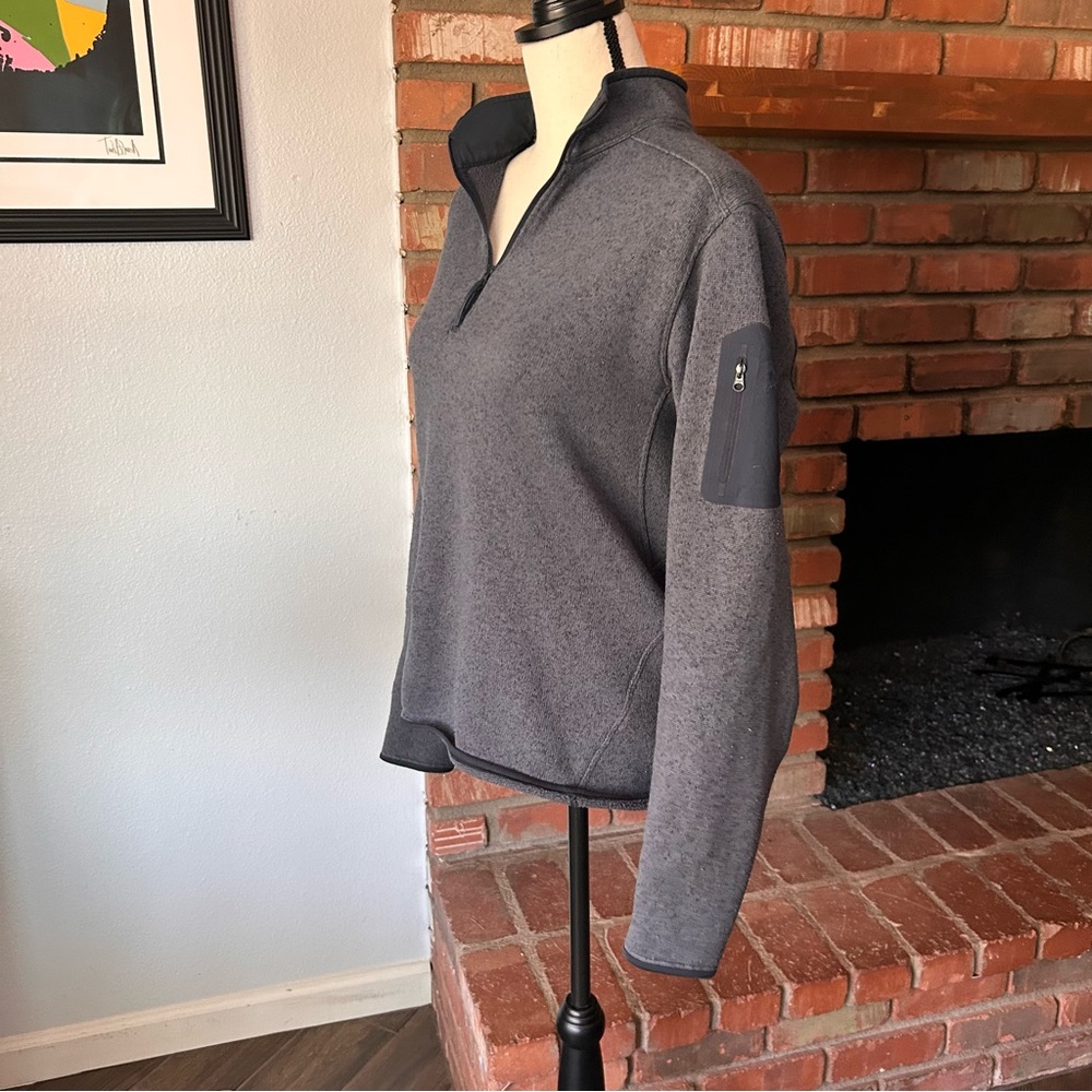 Arc’teryx Men’s Covert 1/2 Zip Fleece Cosmic Heather Navy Blue Sz M - Picture 3 of 8